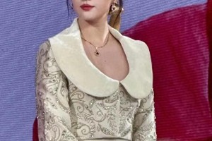 刘亦菲新中式礼服惊艳上海，引领中式审美复兴